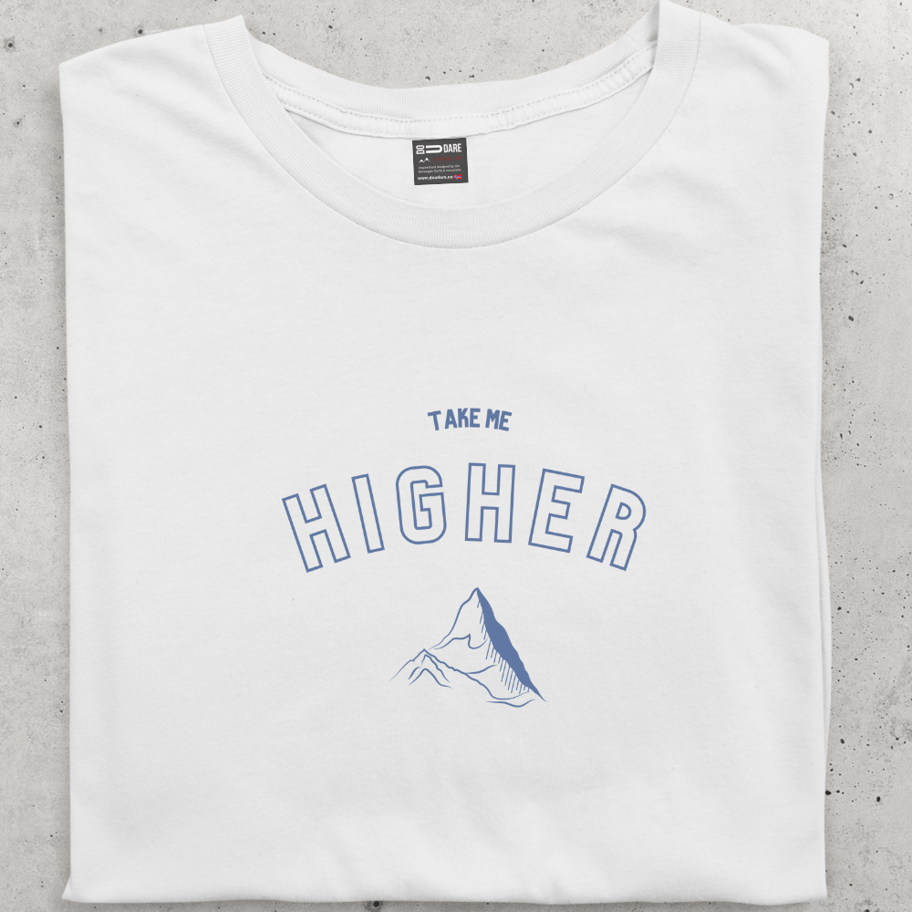 Take me Higher Dame t-skjorte i økologisk bomull - DoUdare