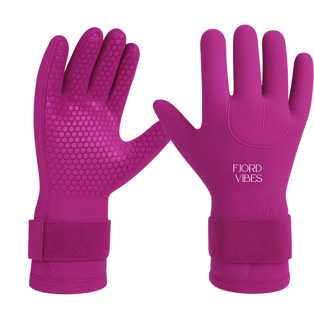 5mm neoprene gloves purple