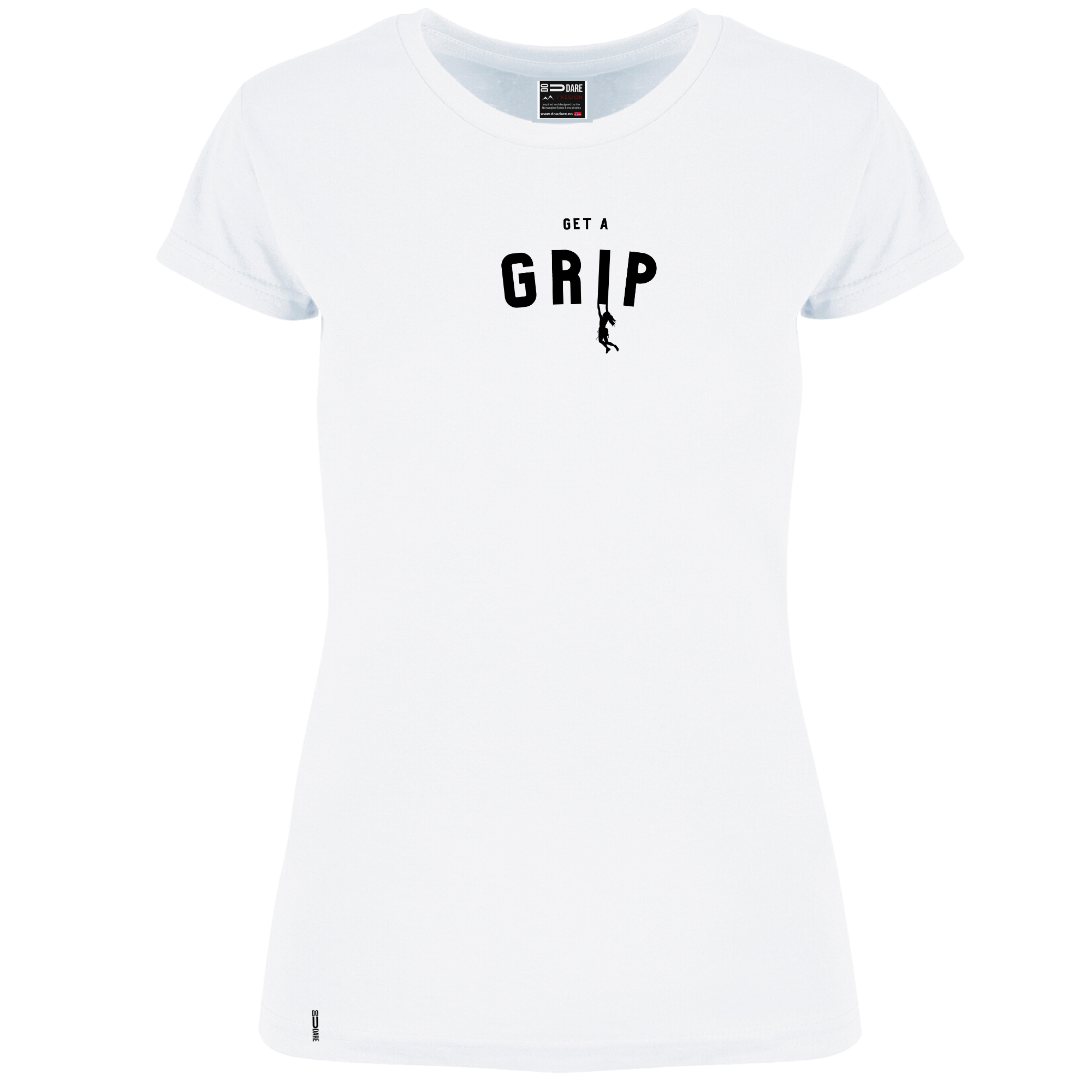 Get a grip Dame t-skjorte i økologisk bomull - DoUdare