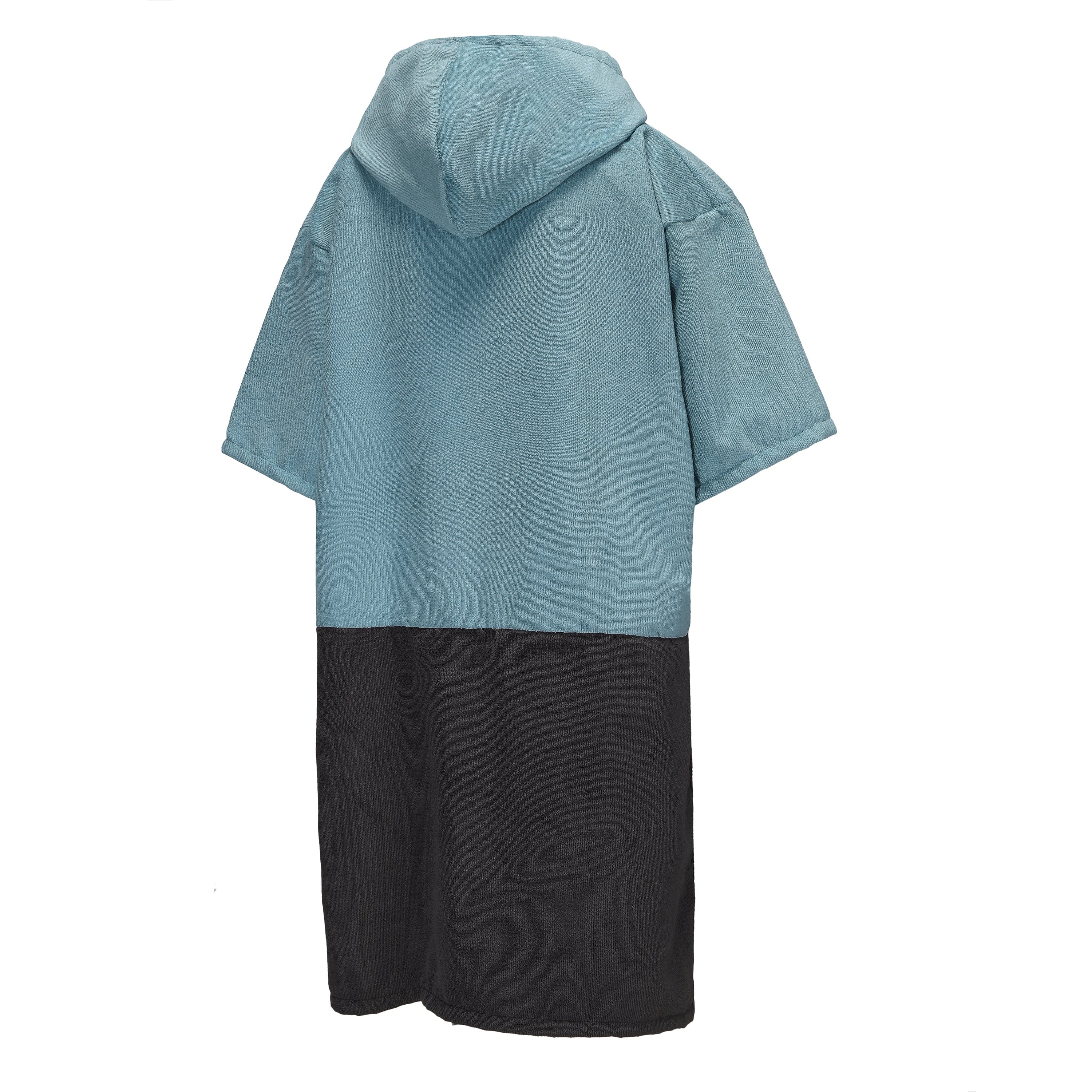 Poncho til isbading Salty but Sweet™ FjordRobe skifteponcho i miljøvennlig microfiber, FjordVibes Glacier-blå / grå - DoUdare