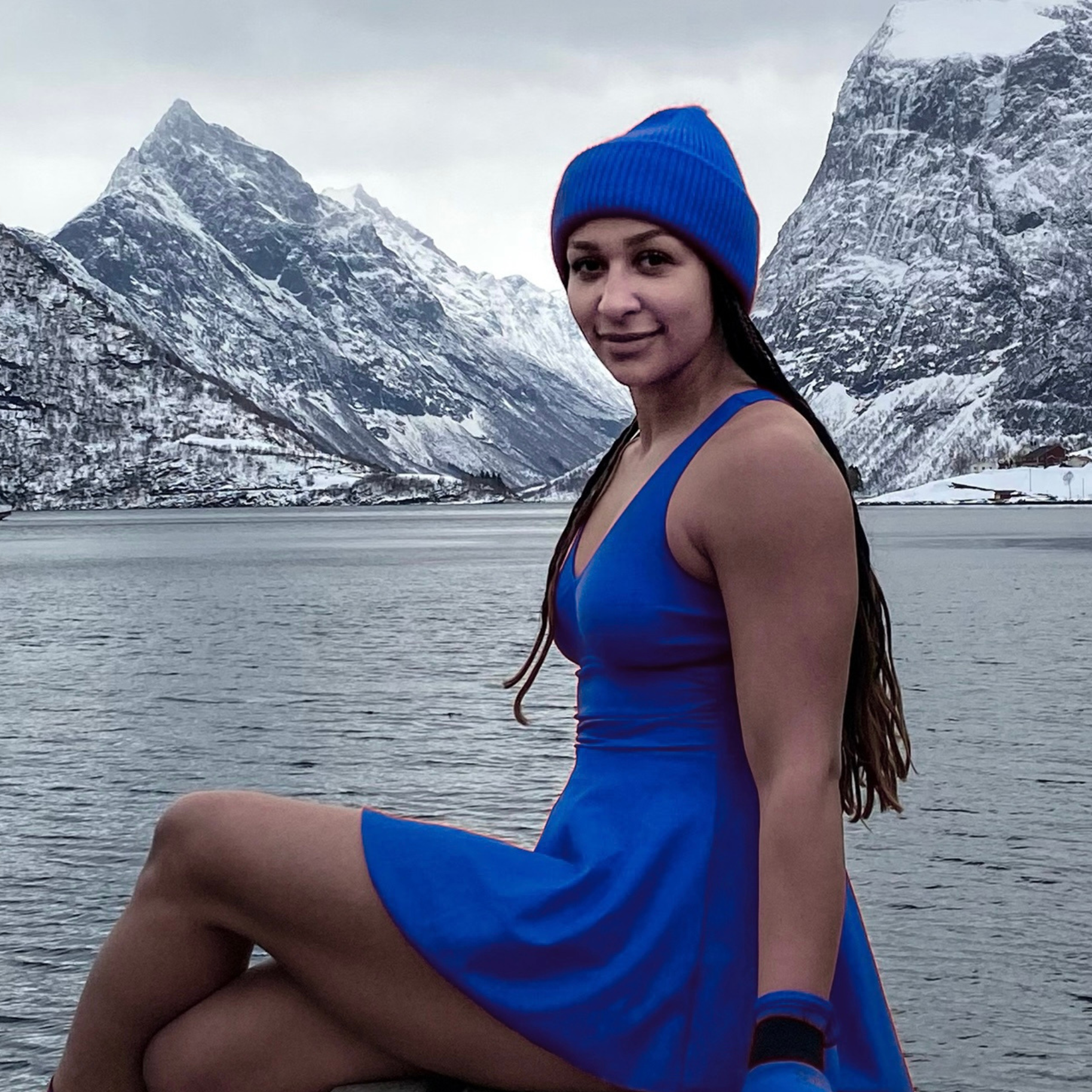 Lue til isbading Kongeblå - DoUdare