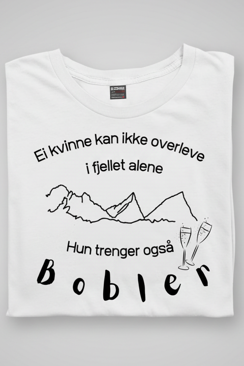 Prosecco Tee Unisex NYNORSK / BOKMÅL - DoUdare