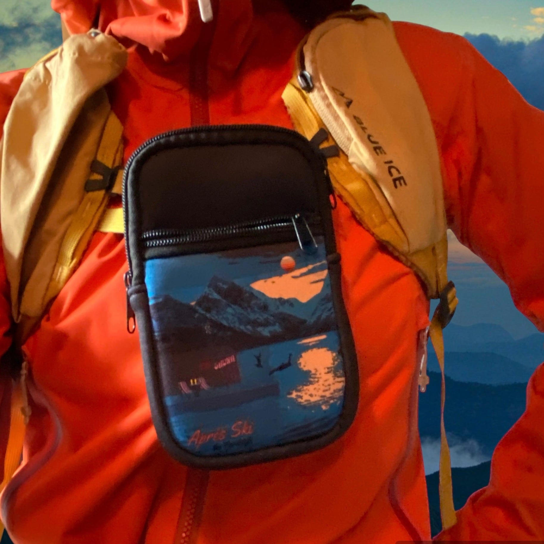 Mobil lomme til ryggsekk-feste Dont Live in a Comfort Zone - DoUdare